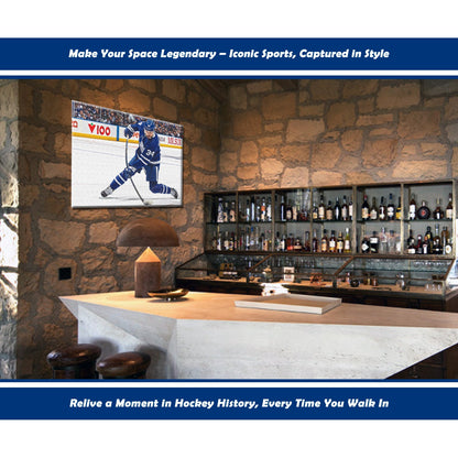Auston Matthews Slapshot Toronto Hockey NHL Licensed Canvas