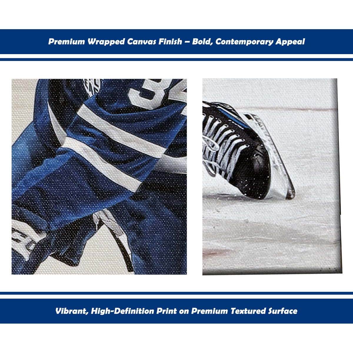 Auston Matthews Slapshot Toronto Hockey NHL Licensed Canvas