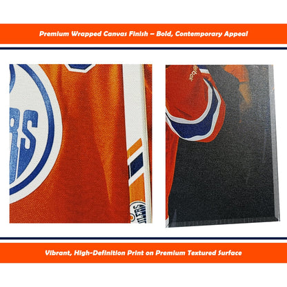 Connor McDavid and Leon Draisaitl Edmonton NHL Display (16x20)